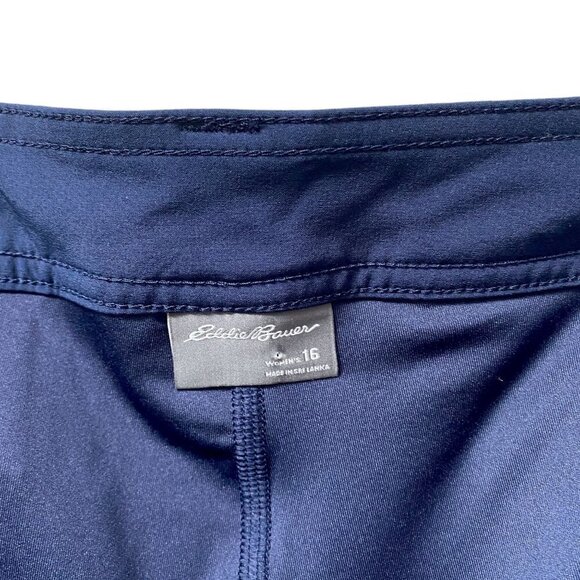 EDDIE BAUER Golf Skirt Size 16 Navy Blue Skort Womens Sportswear - Picture 7 of 10
